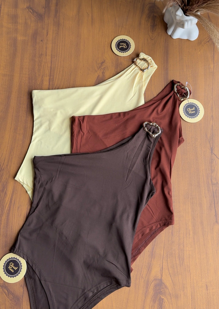 Skye one shoulder bodysuit