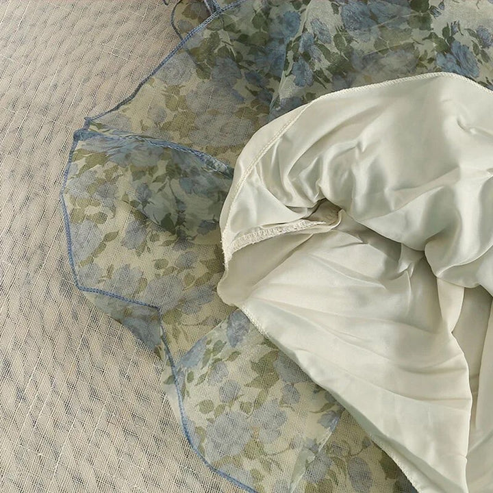 Baku organza floral top