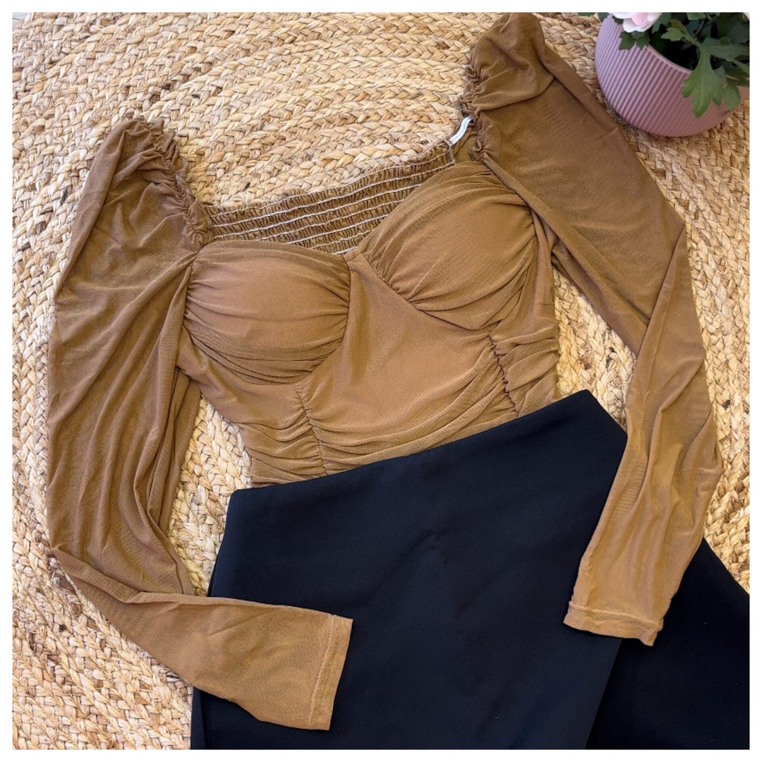 Fiona mesh padded top