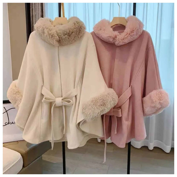 Maurice woollen cape
