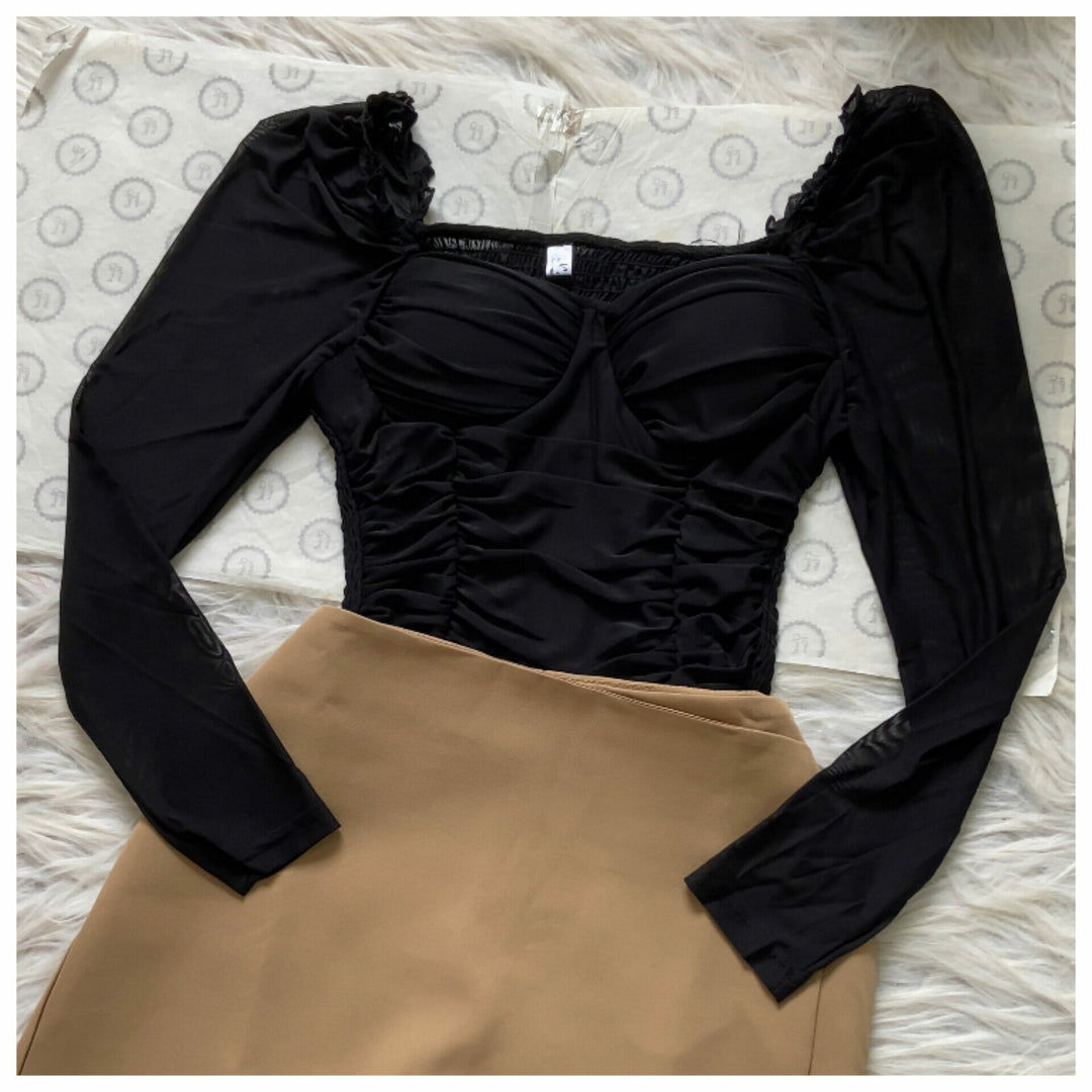 Fiona mesh padded top