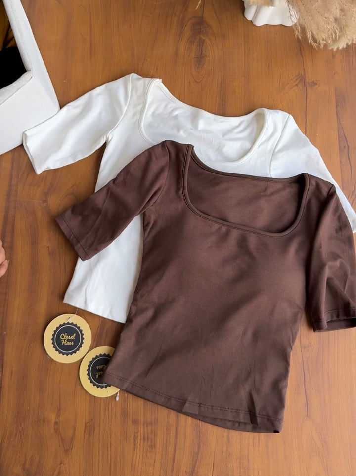 Beck built in bra top