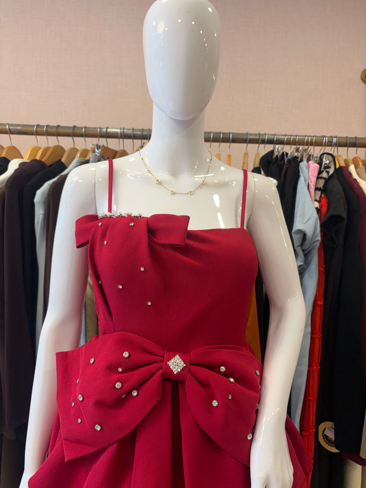 Violet bow dress