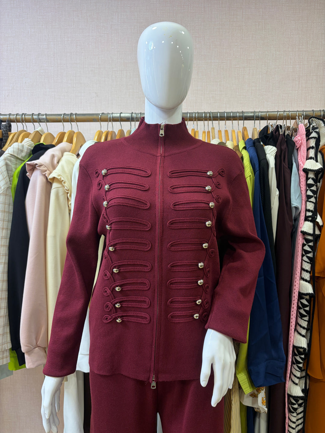 Ashley military zipper tracksuit