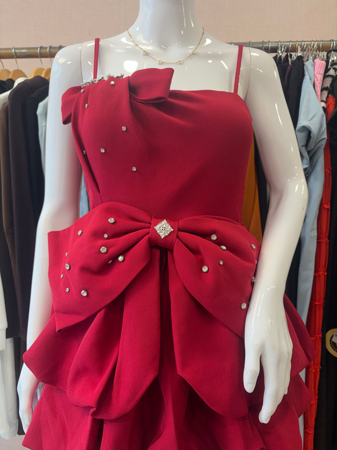 Violet bow dress