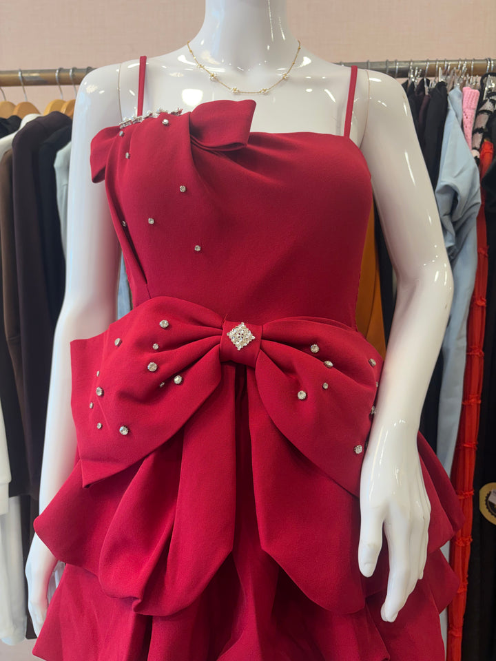 Violet bow dress