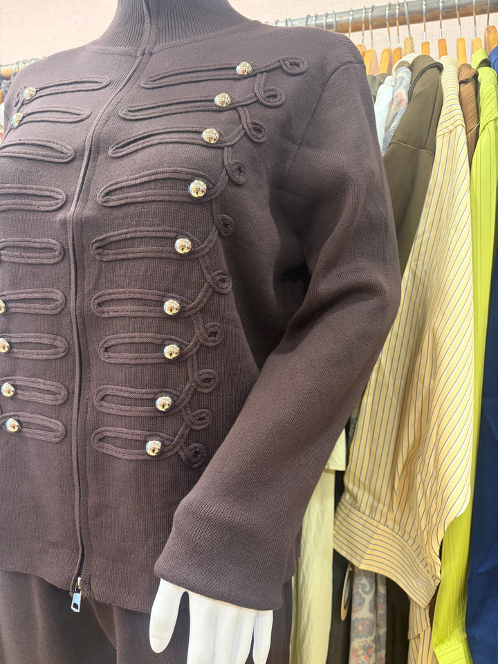 Ashley military zipper tracksuit