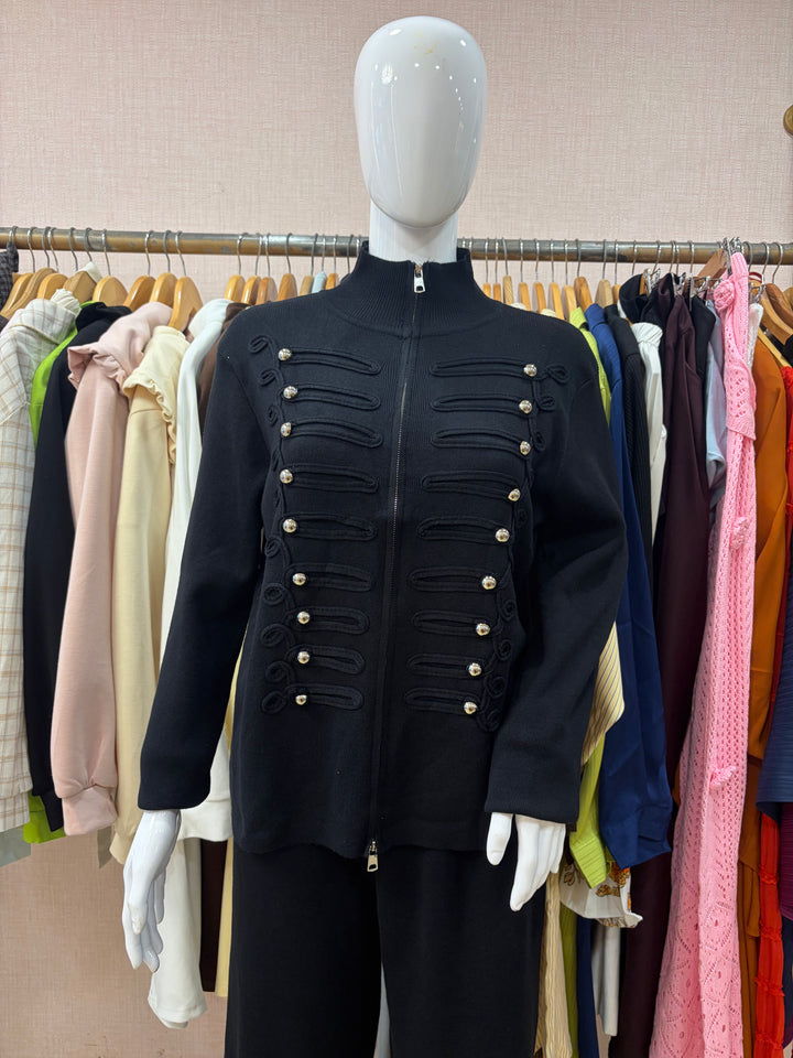Ashley military zipper tracksuit