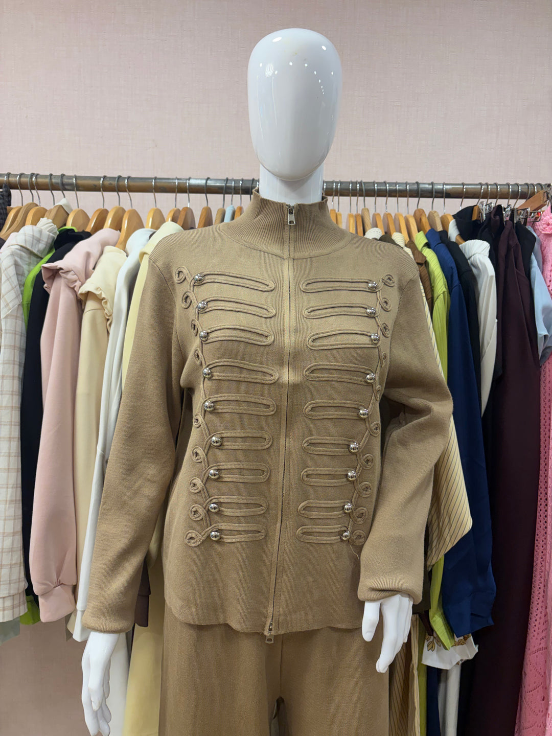 Ashley military zipper tracksuit