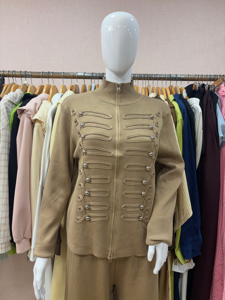 Ashley military zipper tracksuit