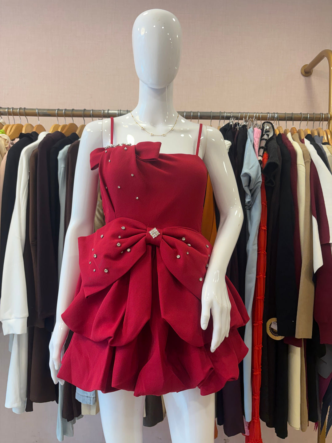 Violet bow dress
